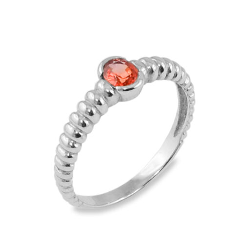 bague godronnée saphir