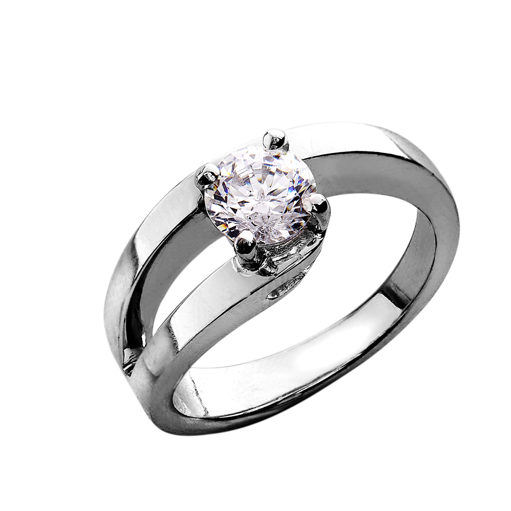 Lambada - Bague de fiançailles or et diamant