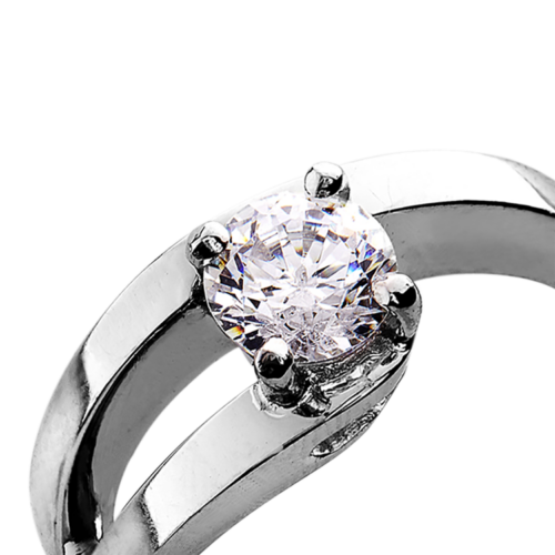 Lambada - Bague de fiançailles or et diamant