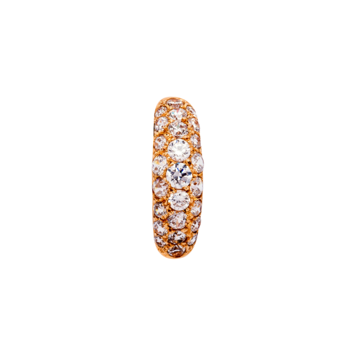 Starlight bague or pavée diamants