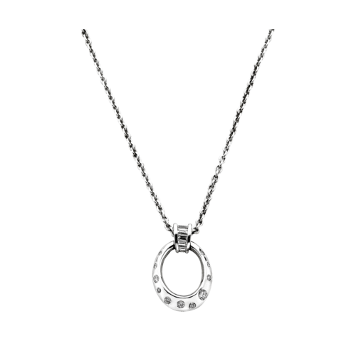 Amélita Pendentif or diamants De Gralie