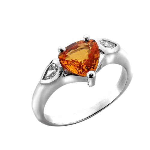 Cupidon bague or diamants et saphir