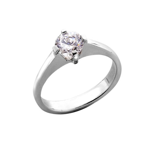 Élégance Solitaire or et diamant De Gralie