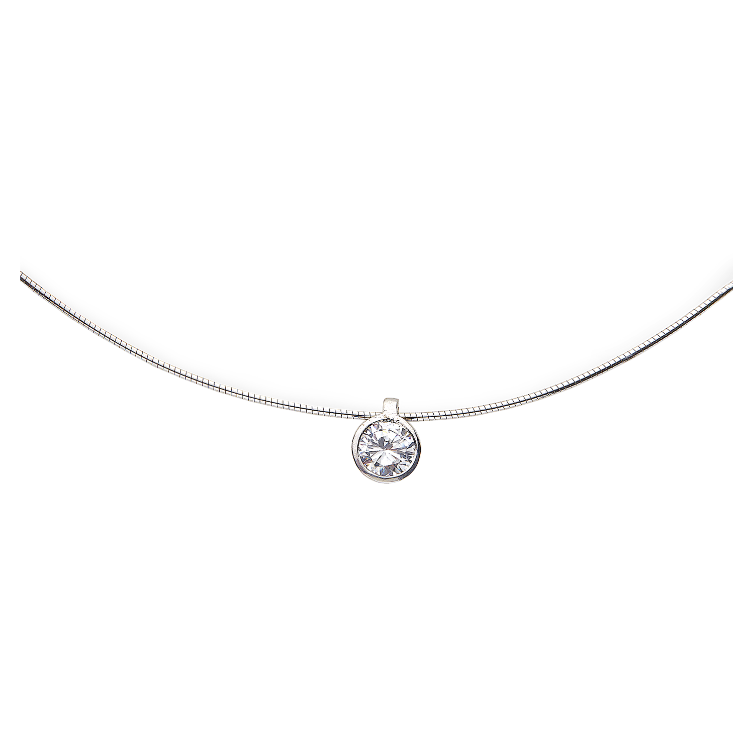 Esquille pendentif serti clos or diamant De Gralie