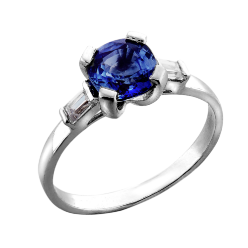 Givre Bague or saphir et diamants De Gralie