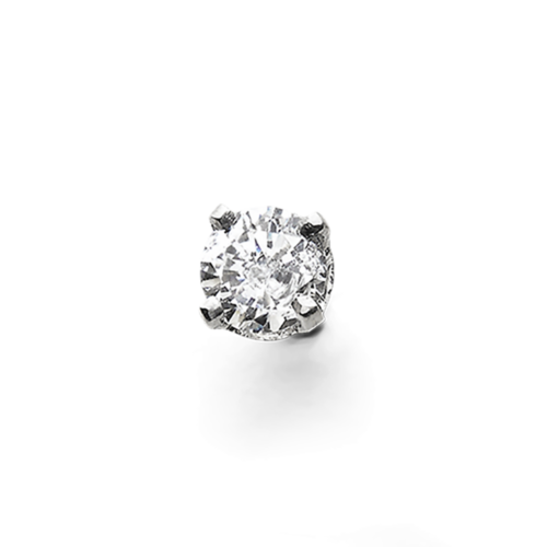 Mi Boucle d'oreille or diamant zoom De Gralie