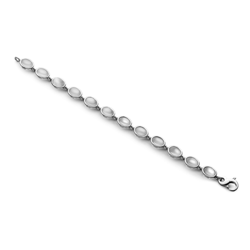 MoonDanse bracelet or serti clos pierre de lune De Gralie