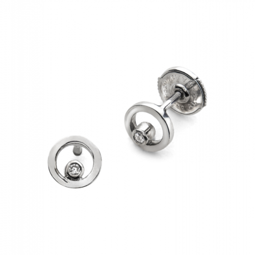 Pollux Boucles d'oreilles or diamants De Gralie