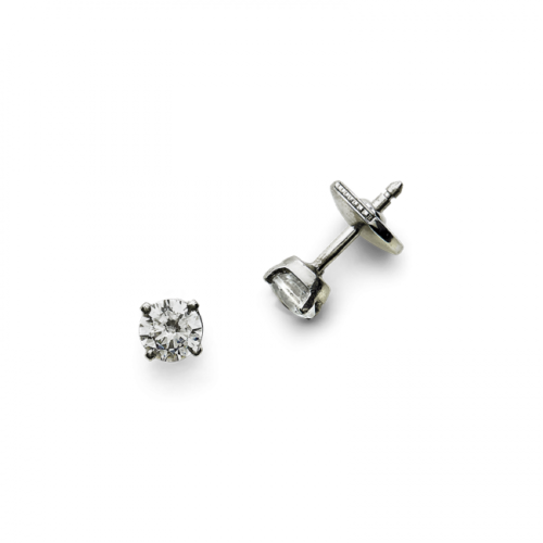 Ré boucles d'oreilles or diamants zoom De Gralie