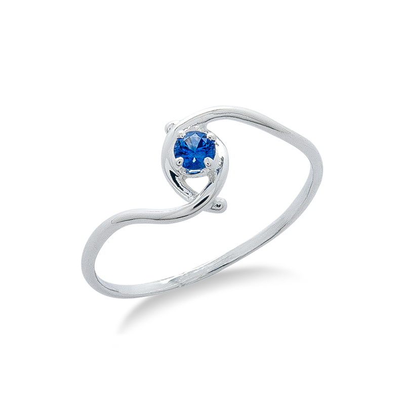 Salsa bague or et saphir De Gralie