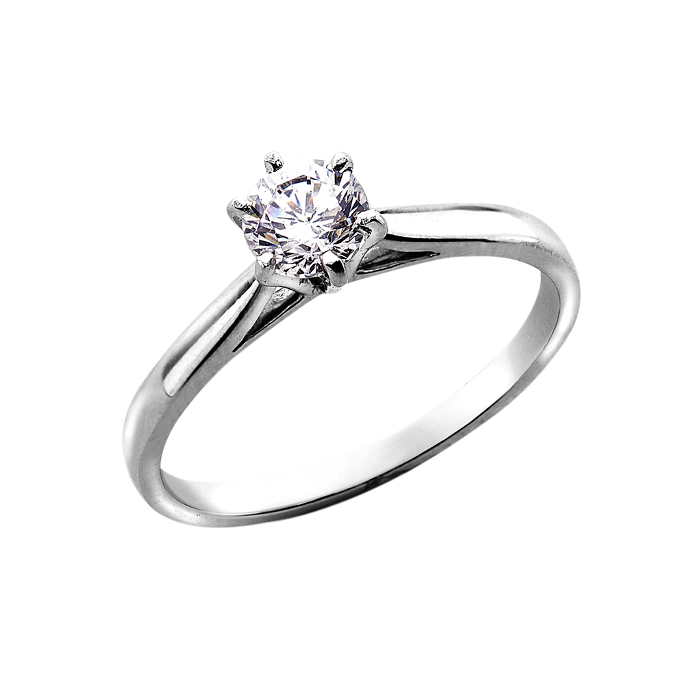 Suave Solitaire or et diamant De Gralie