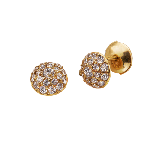 Sunshine Boucles d'oreilles or diamants De Gralie