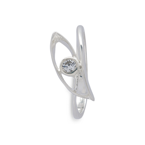 Comète bague or diamant dessus De Gralie