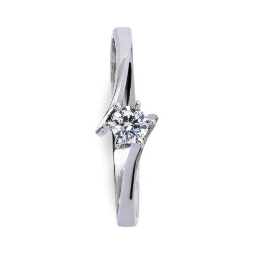 Moove bague or diamant vue dessus De Gralie