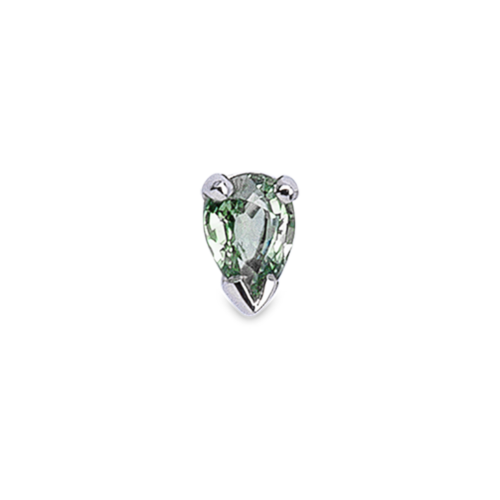 Poires Boucle d'oreille or saphir taille poire De Gralie