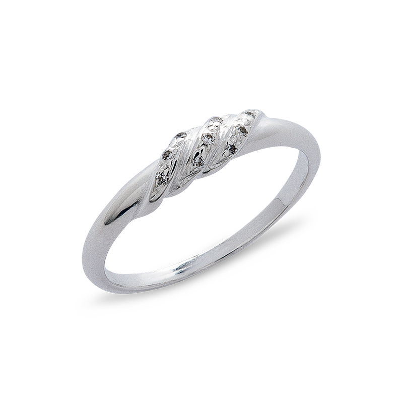 Ribambelle bague diamants De Gralie
