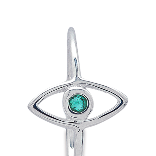 Samba bague or émeraude zoom De Gralie