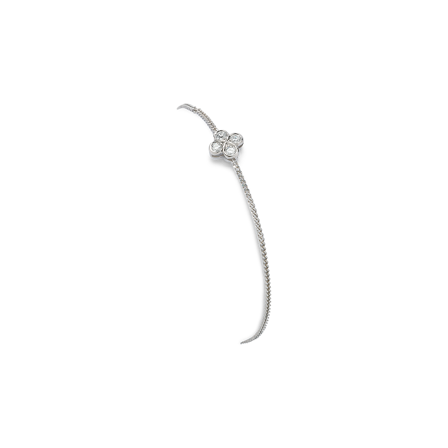 Trèfle bracelet diamants De Gralie