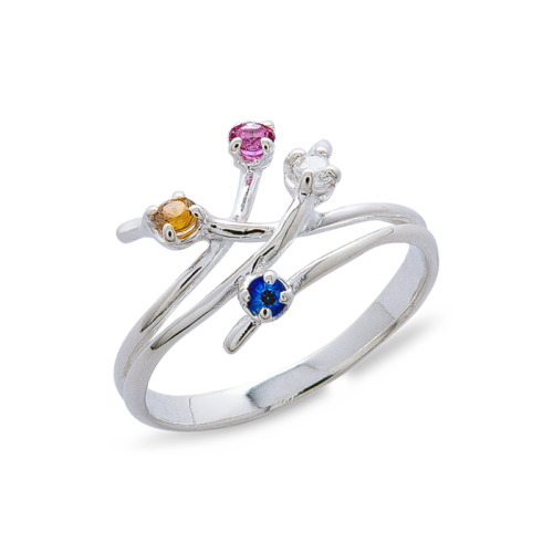 Zumba bague saphirs et diamant De Gralie