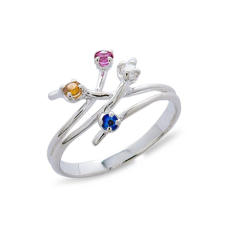 Zumba bague saphirs et diamant De Gralie