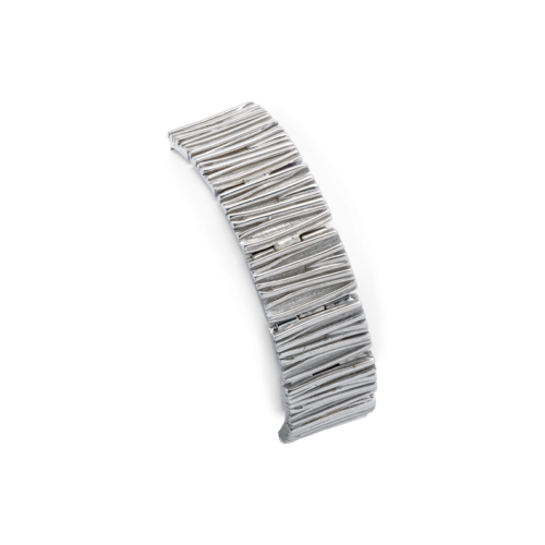 Organique bracelet or fermoir cliquet De Gralie blanc