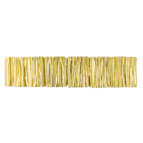 Organique bracelet or fermoir cliquet De Gralie dessus