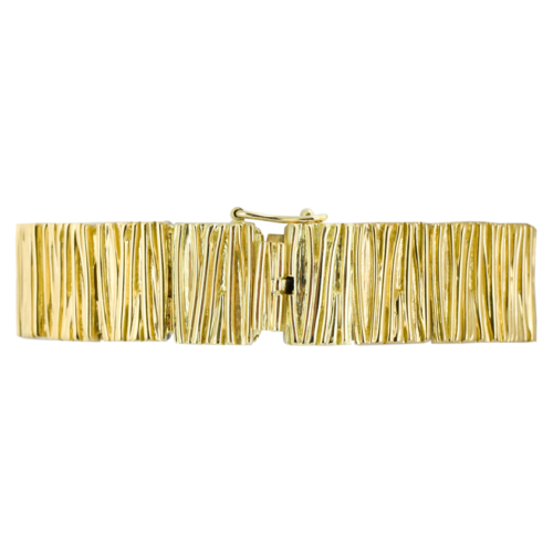 Organique bracelet or fermoir cliquet De Gralie fermoir
