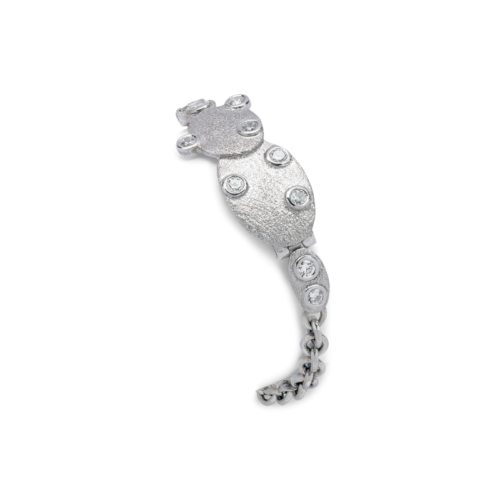 Pluie bracelet or et diamants De Gralie