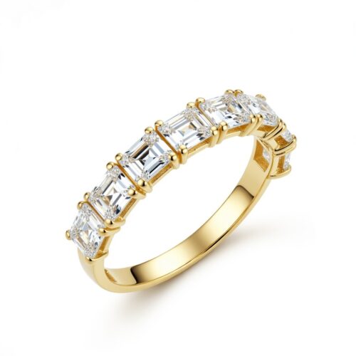 demi alliance femme diamants taille princesse